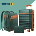 Juego de Equipaje de 3 Piezas Ukein con Valija, Mochila y Neceser