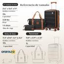Kit de Viaje IMIOMO – 3 Piezas: Valija 20” + Bolsa de Lona + Neceser